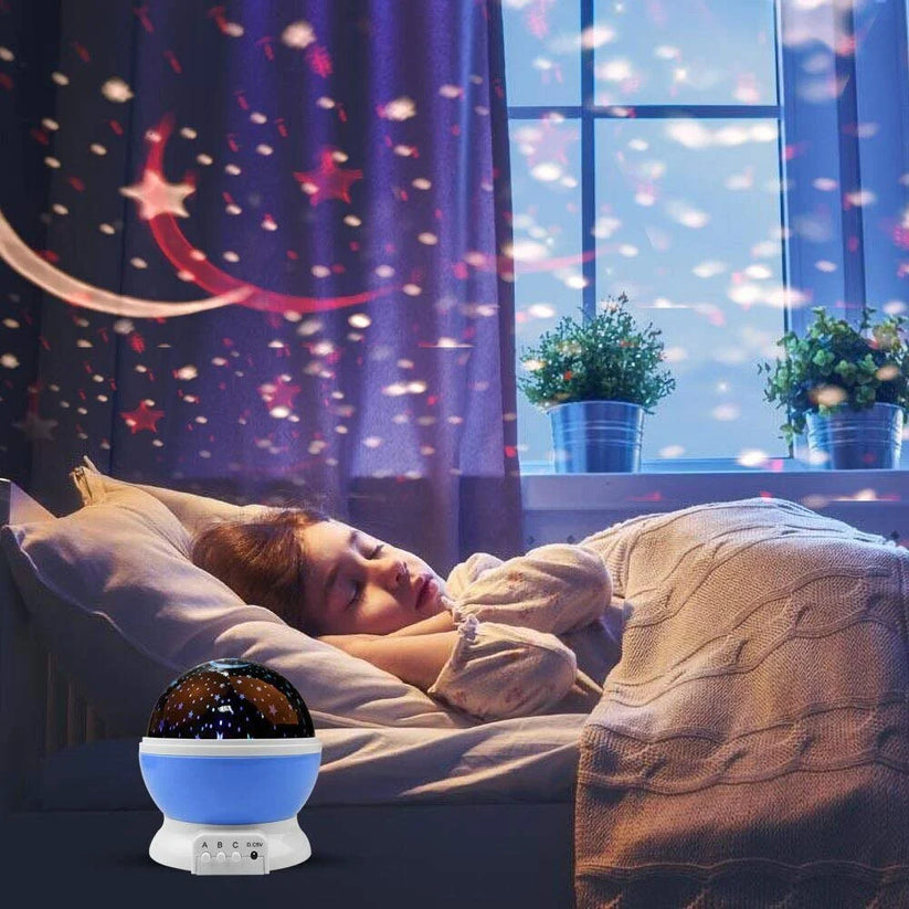 Star Night Projector Lamp | 360° Rotating Galaxy Night Light