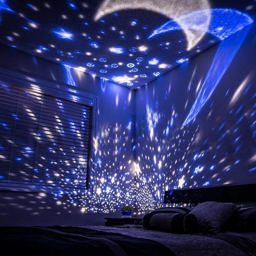 Star Night Projector Lamp | 360° Rotating Galaxy Night Light