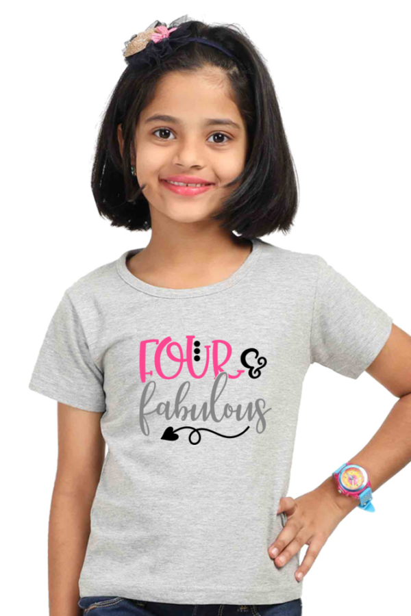 Girl Round Neck Half Sleeve Classic